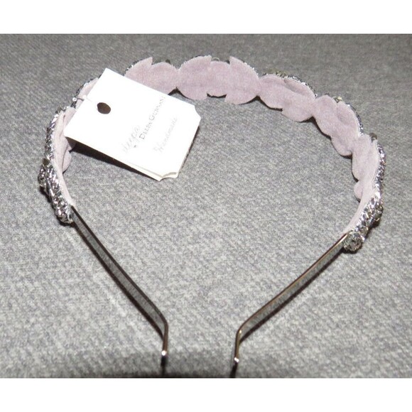 Deepa Gurnani Handmade Embellished Beaded CZ Headband main image 4
